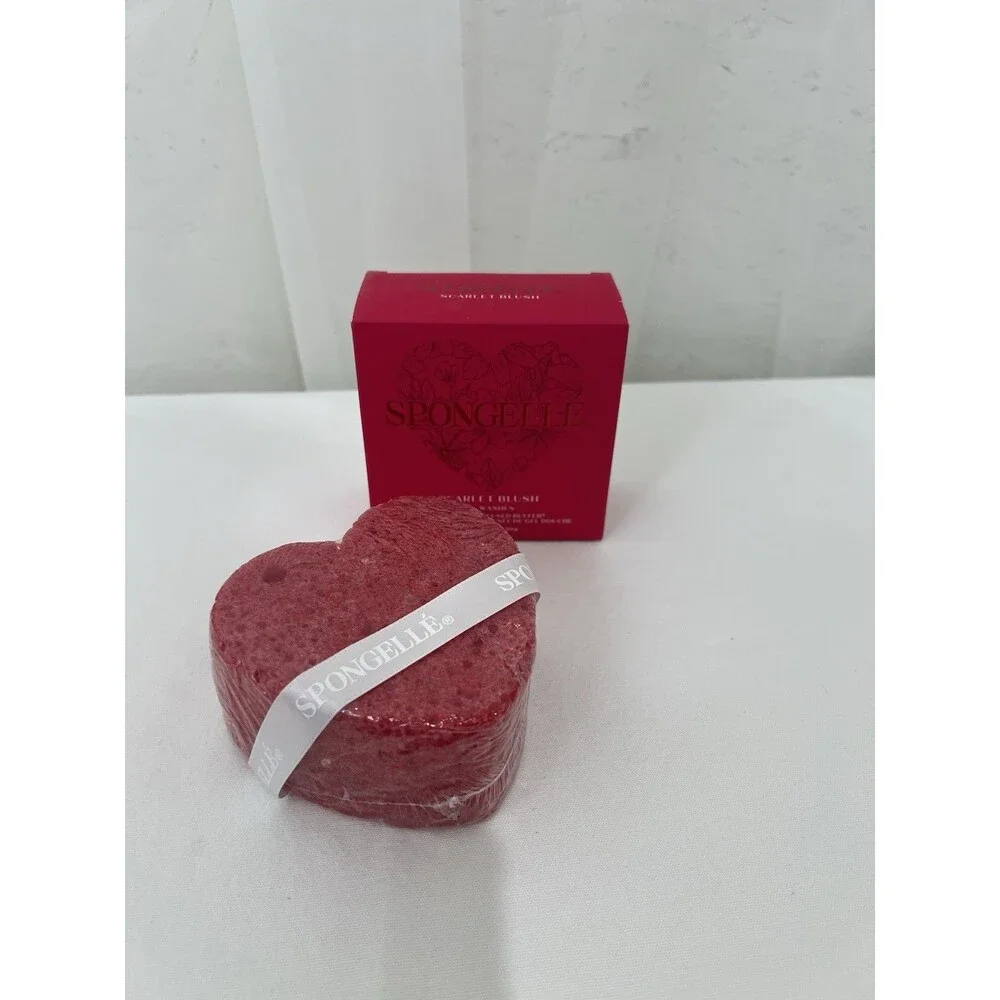 Spongelle NEW Body Wash Infused Buffer 20 Washes Scarlet Blus 1.35 oz / 99 g
